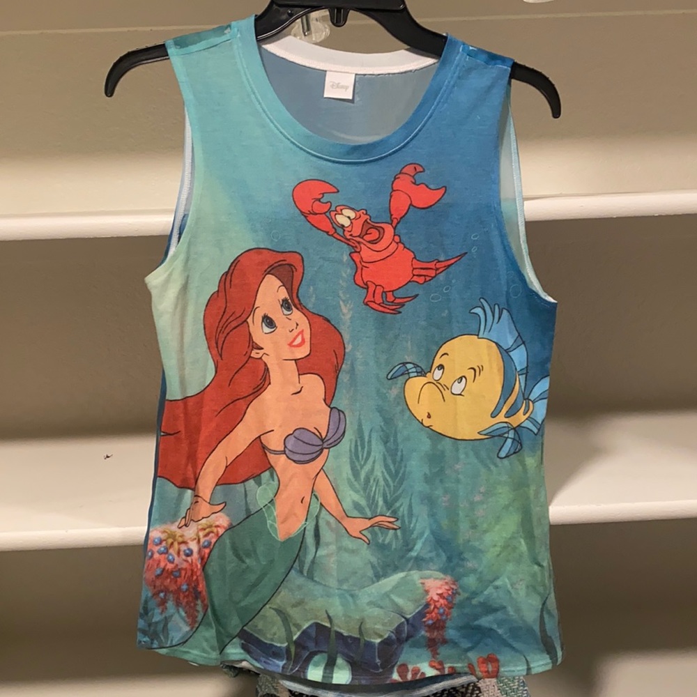 Disney little mermaid tank top